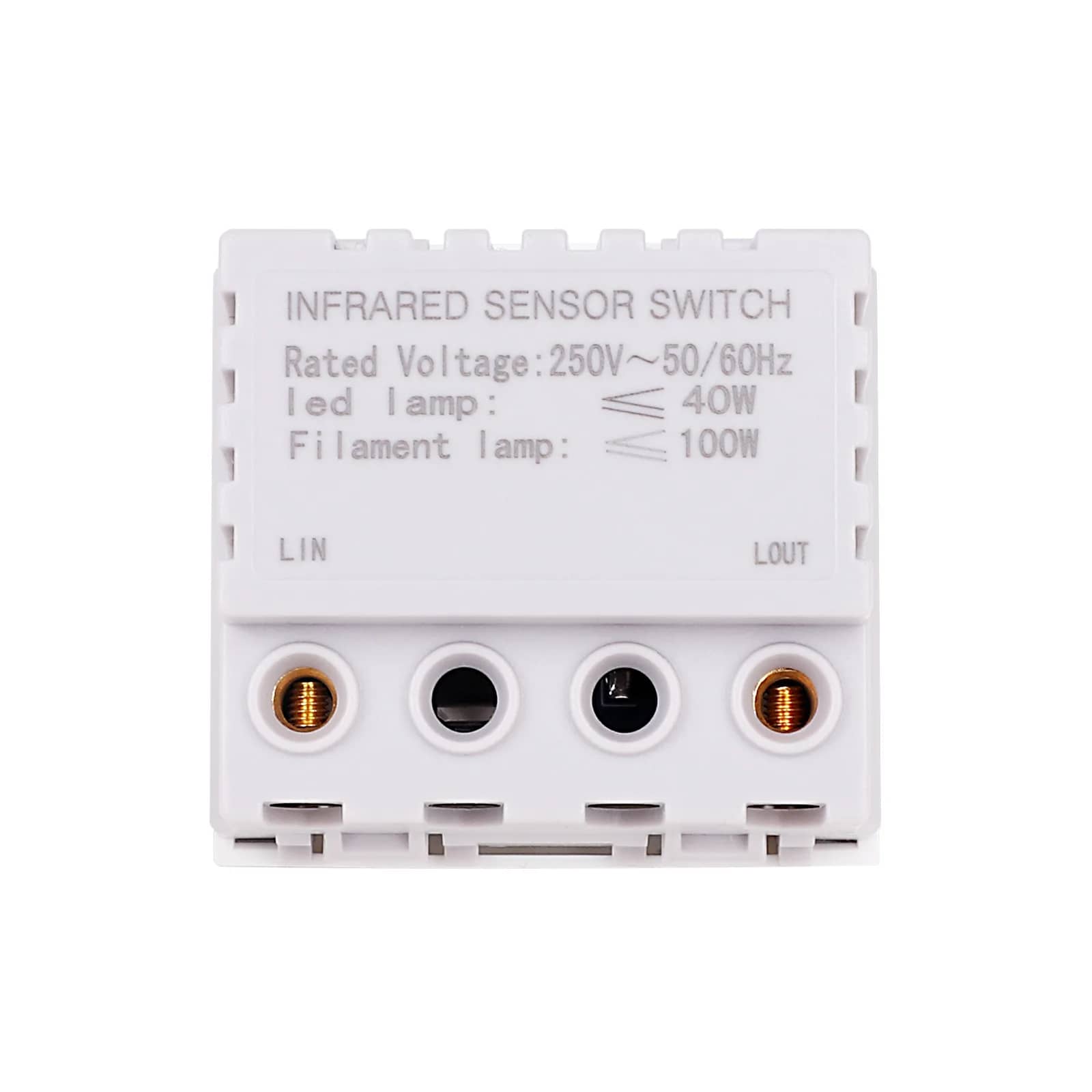 Luxion 2M Motion Sensor Module – Italian Standard – White — image 4