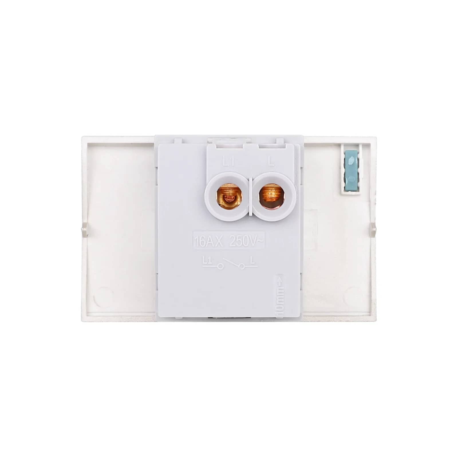 Luxion 3M Mechanical 1 Gang Light Switch Module – Italian Standard – White — image 4