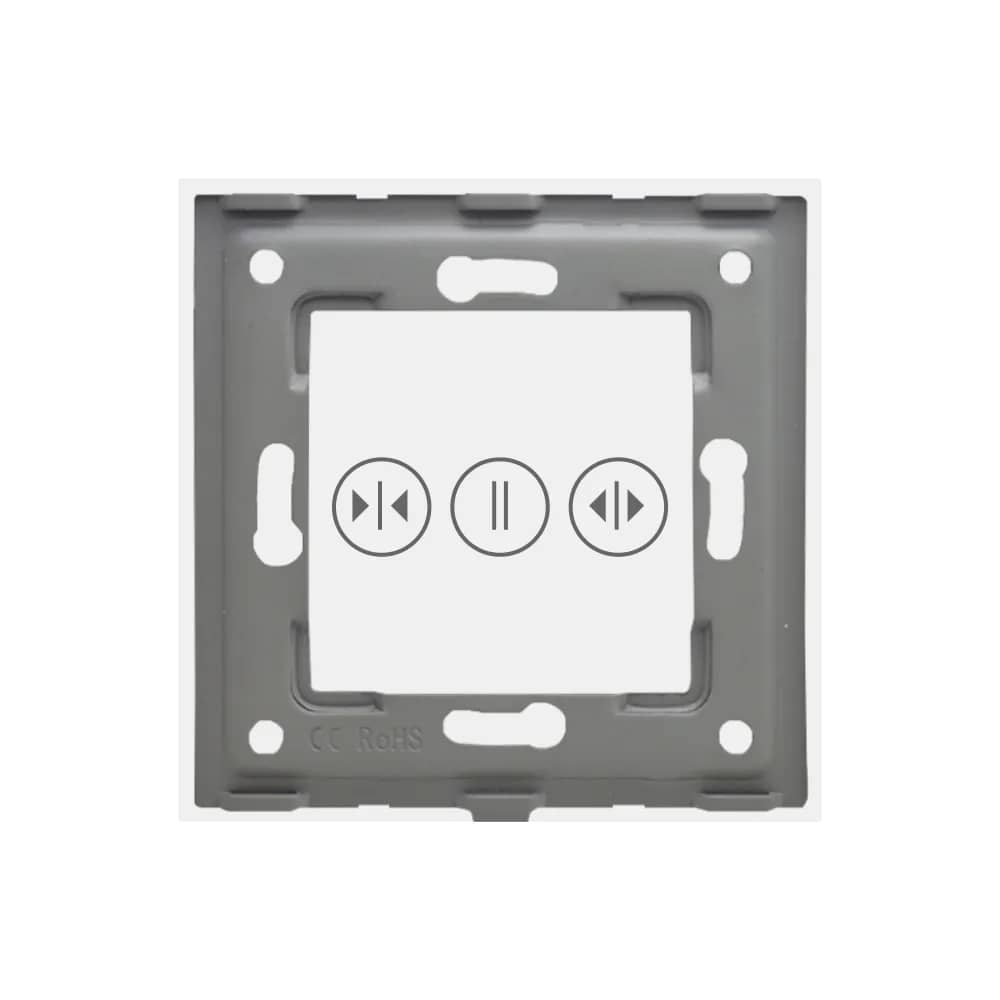 Luxion Glass Touch Curtain Switch Panel – White — image 4