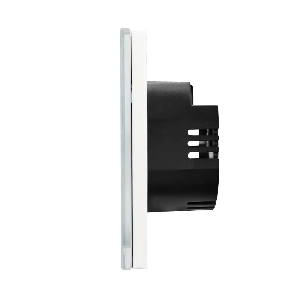 Luxion Glass Touch Dimmer Light Switch – 2 Gang, RF433 – Touch Sensor