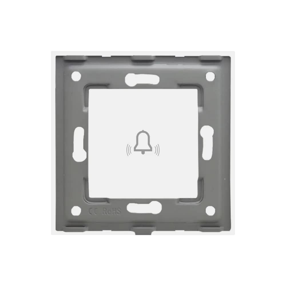 Luxion Glass Touch Doorbell Button Panel – White — image 4