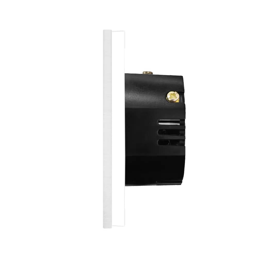Luxion Glass Touch Light Switch with Aluminium Frame – 1 Gang 2-Way / Intermediate, Series A – Moisture Resistant