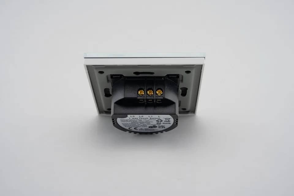 Luxion Glass Touch Light Switch – 2 Gang, 500W – Installation Steps