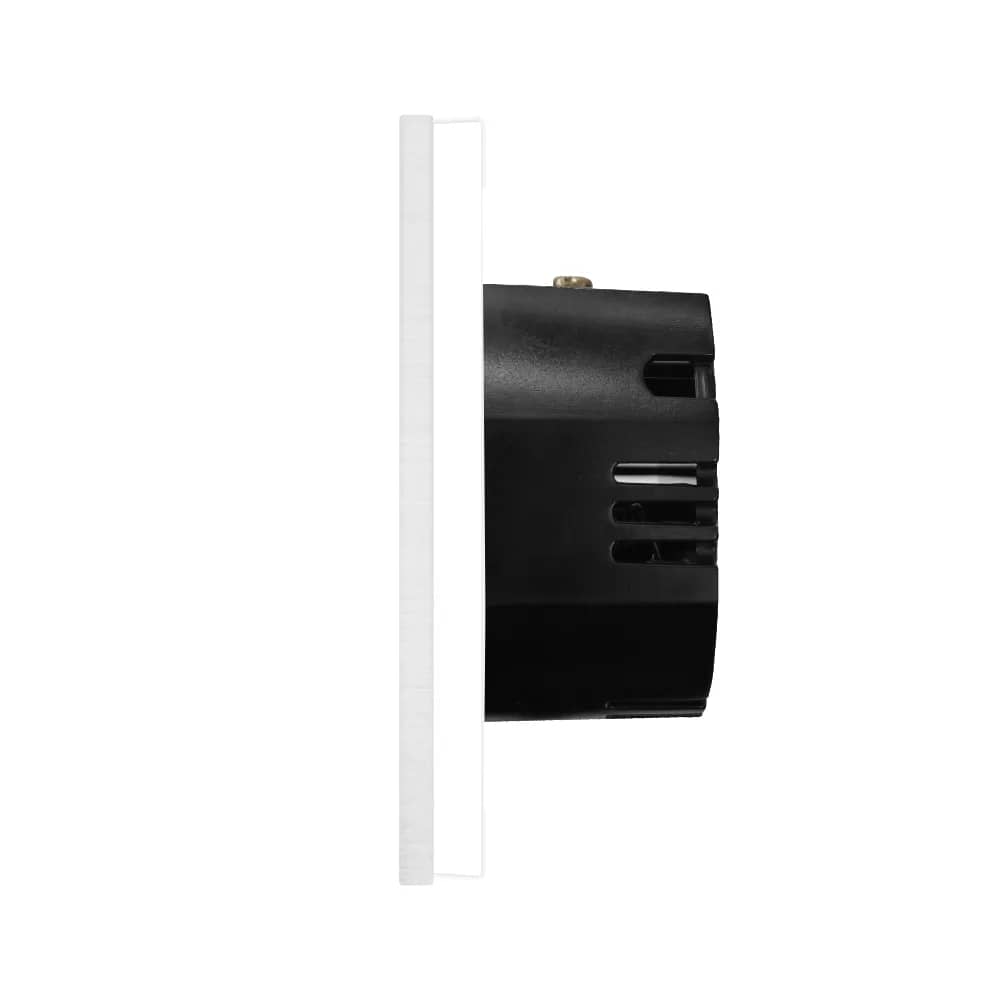 Luxion Glass Touch Light Switch with Aluminium Frame – 3 Gang, RF433 – Touch Sensor