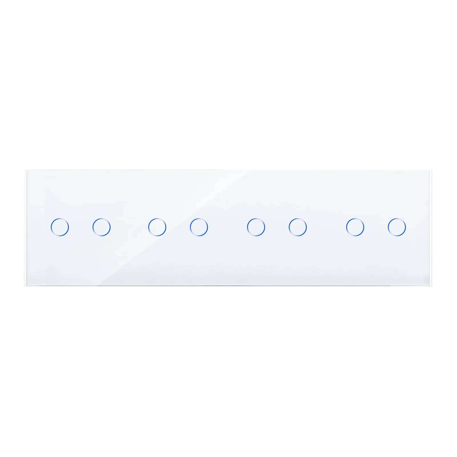 Luxion Glass Touch Light Switch Panel – 4 x 2 Gang