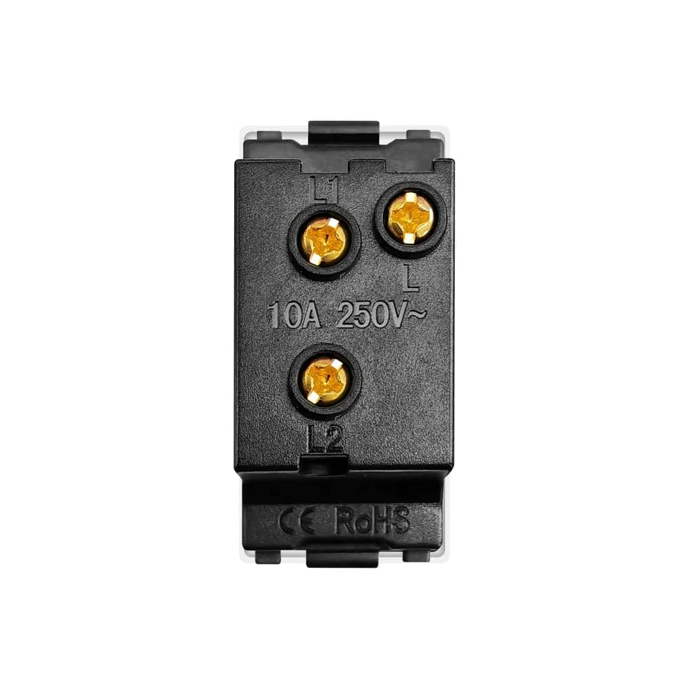 Luxion Mechanical 2-Way Light Switch Module – 1 Gang, 1M – White — image 4
