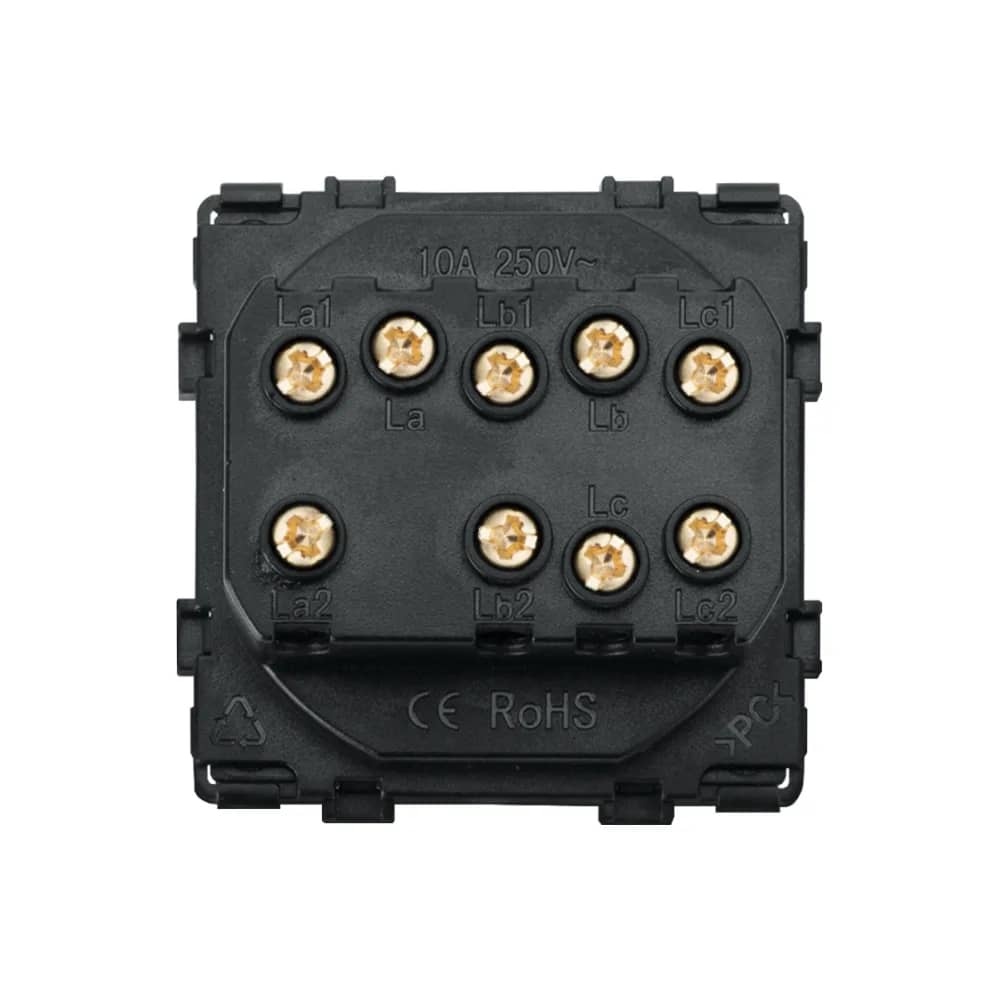 Luxion Mechanical 3 Gang 2-Way Light Switch Module – White — image 4