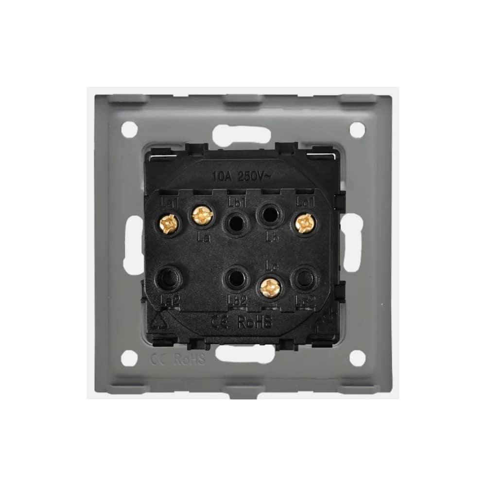 Luxion Mechanical Blinds Switch with Glass Frame – White — image 4