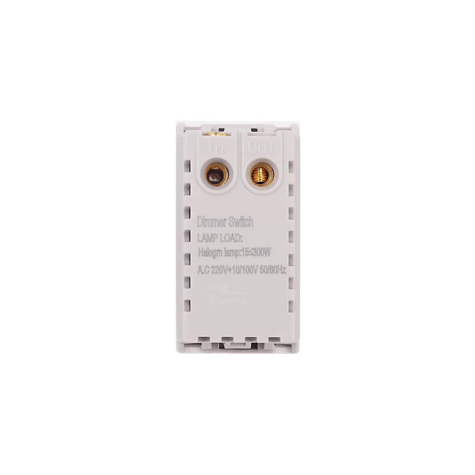 Luxion Mechanical Dimmer Switch Module 1M – Italian Standard – General Characteristics