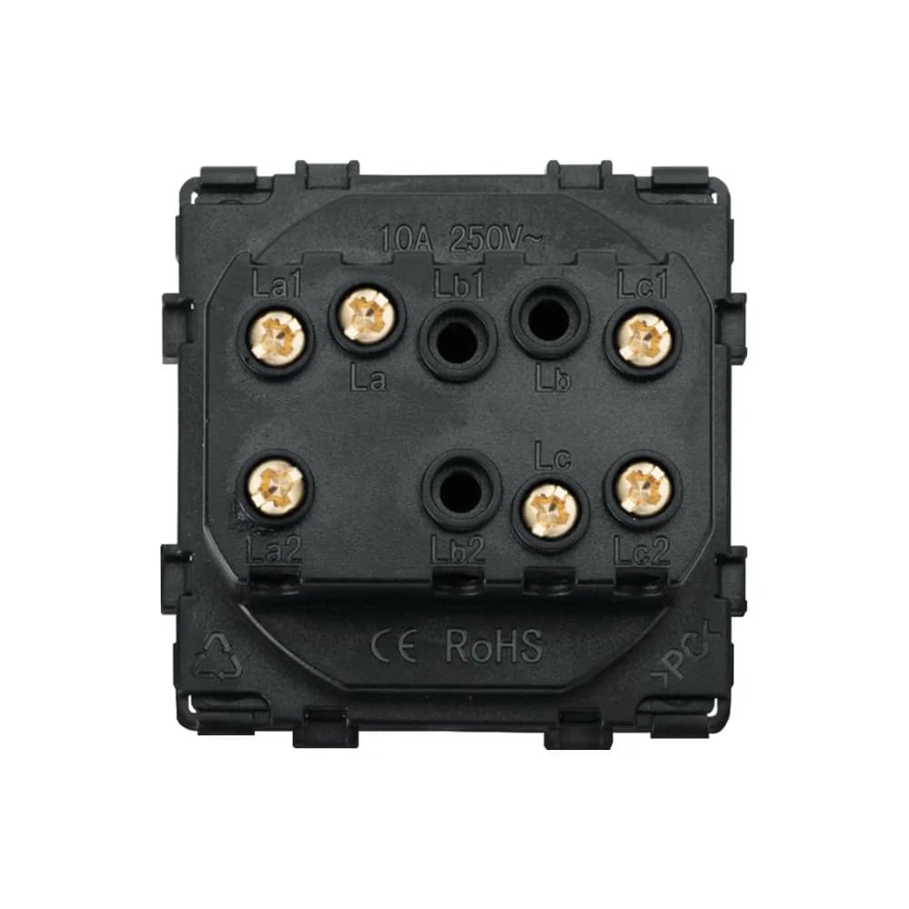 Luxion Mechanical Intermediate (Cross) 1 Gang Light Switch Module – White — image 4