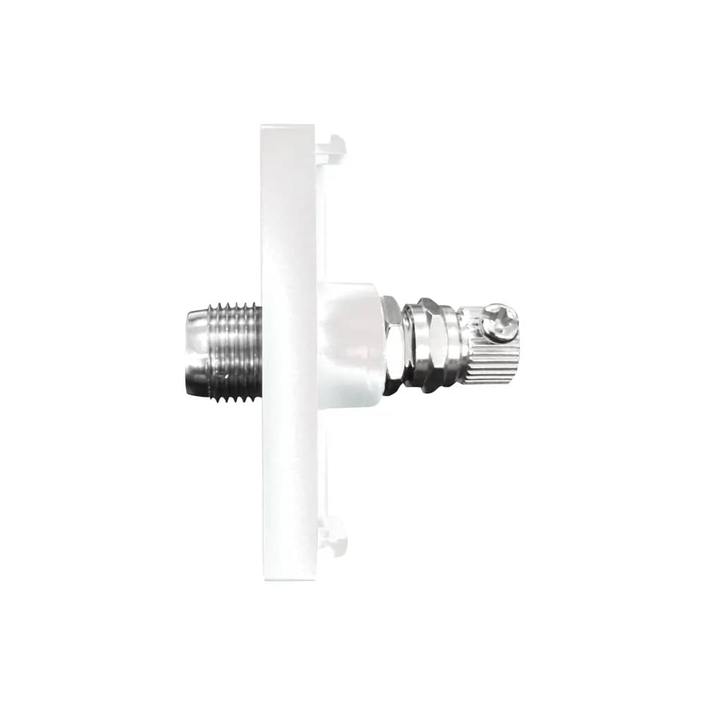 Luxion Satellite TV Socket Module 1M – White — image 3