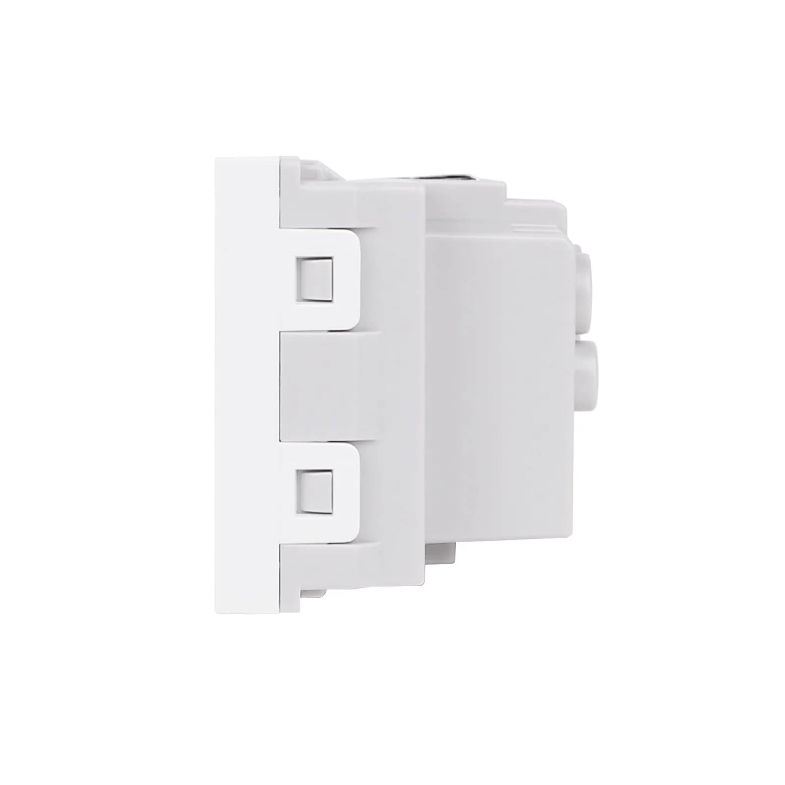Luxion Schuko Socket Module 2M – Italian Standard – White — image 3