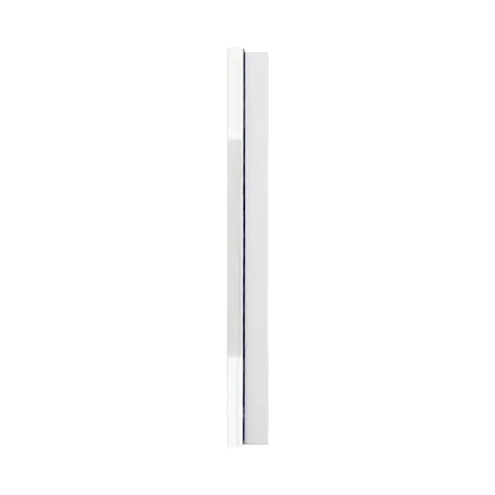 Luxion Single Glass Frame – 1 Gang Tempered Glass Wall Plate – Dimensions
