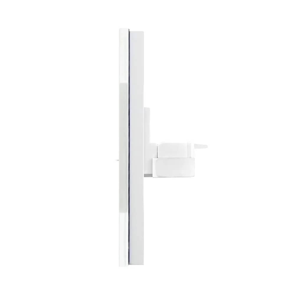 Luxion Telephone Socket + Blank with Glass Frame – Does Not Discolour