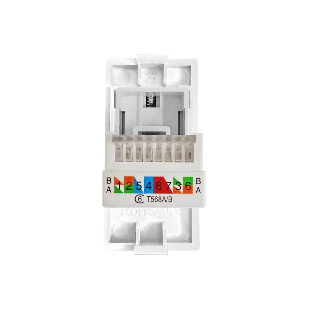 Luxion CAT6 RJ45 Internet Socket Module – 1M – White — image 4
