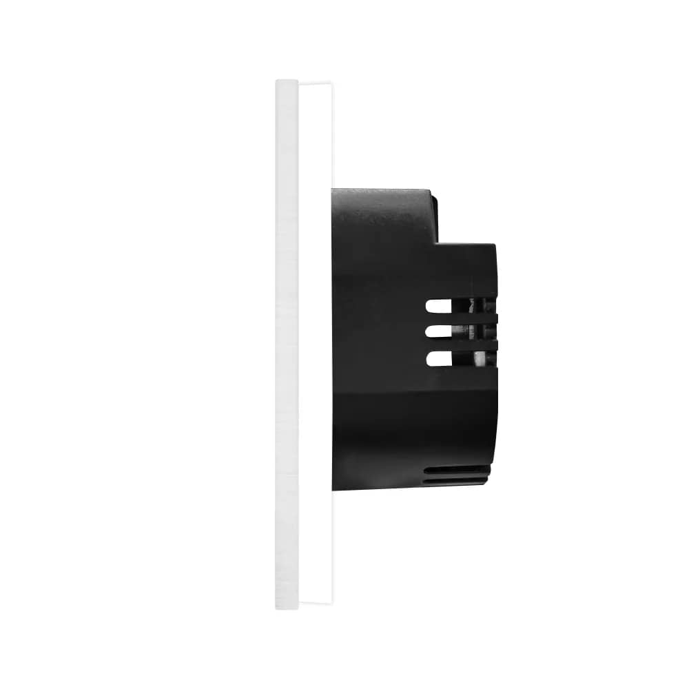 Luxion Touch Doorbell Button – Momentary, Glass Panel with Aluminium Frame – Fade-Resistant Finish