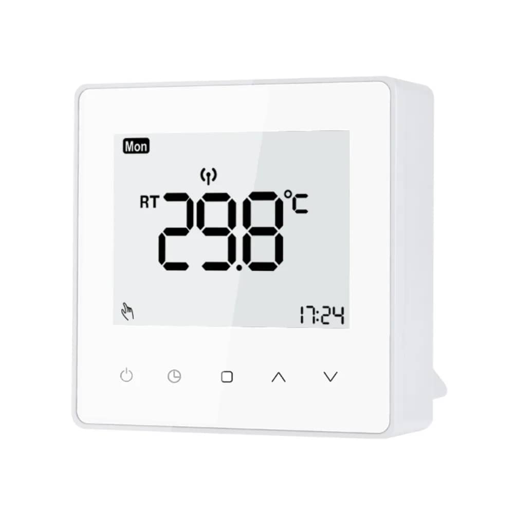 Luxion TP608RF Wireless Thermostat with Receiver for Gas or Electric Boilers – Programmable, Anti-Freeze