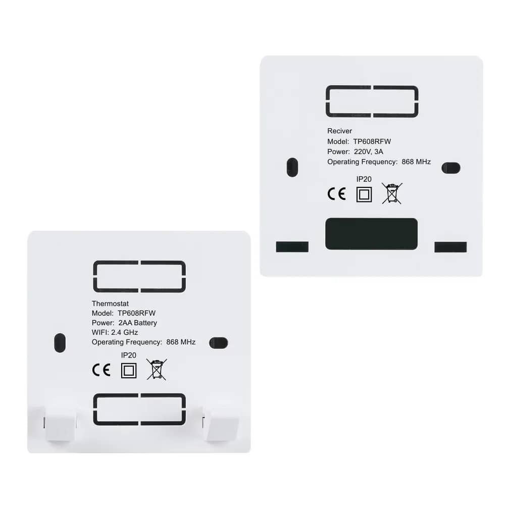 Luxion TP608RFW Wi-Fi Smart Thermostat with Receiver for Gas or Electric Boilers – Scheduling & App Control — image 8