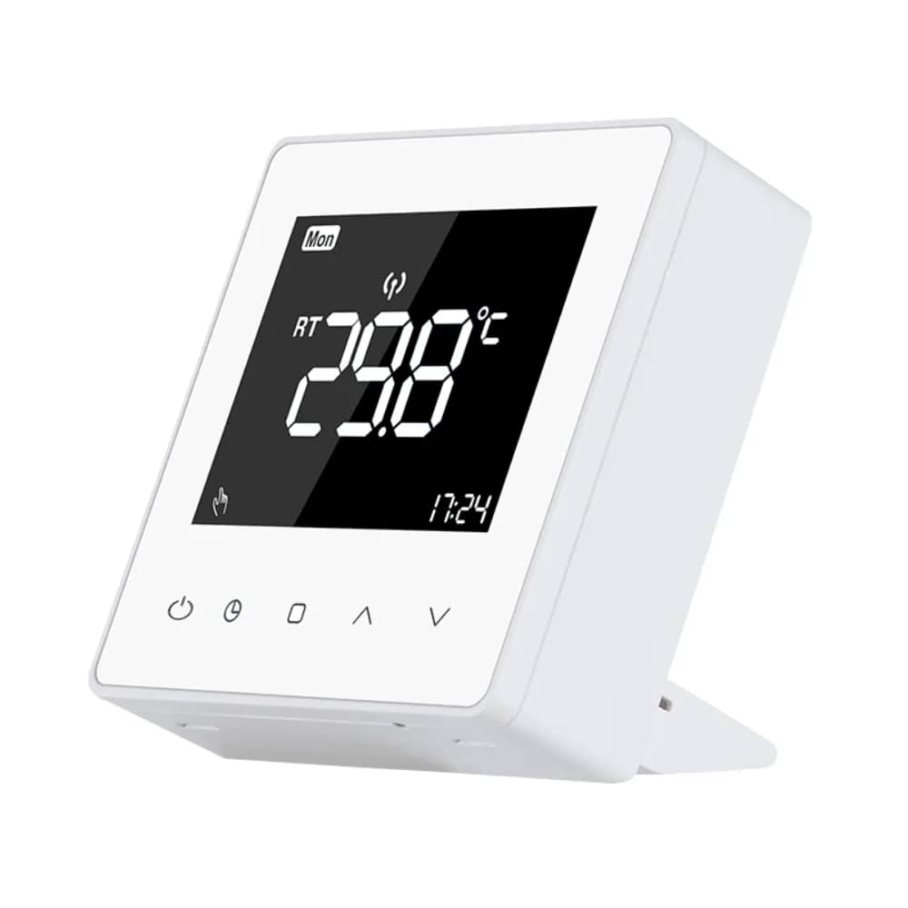 Luxion TP618RF Wireless Thermostat with Receiver for Gas or Electric Boilers – LCD Display, Memory Function – LCD Display