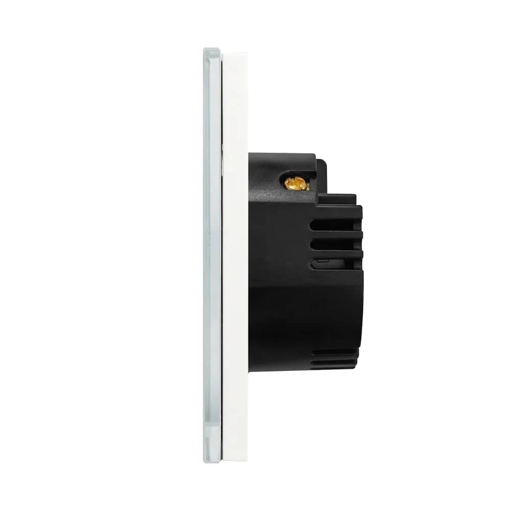 Luxion Wi-Fi Glass Touch Curtain Switch – White — image 3