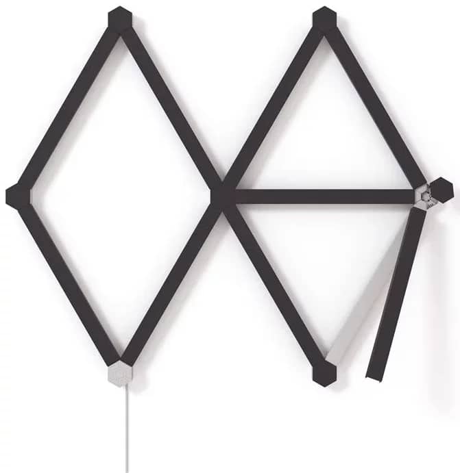 Nanoleaf Lines Skins Kit – Matte Black, 9 Pack