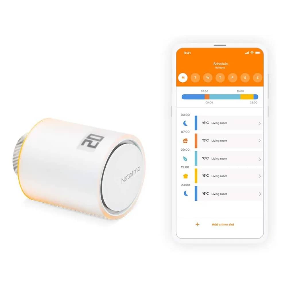 Netatmo Smart Radiator Valve Head – Wi-Fi, App Control, Scheduling, 4 Interchangeable Colours — image 4