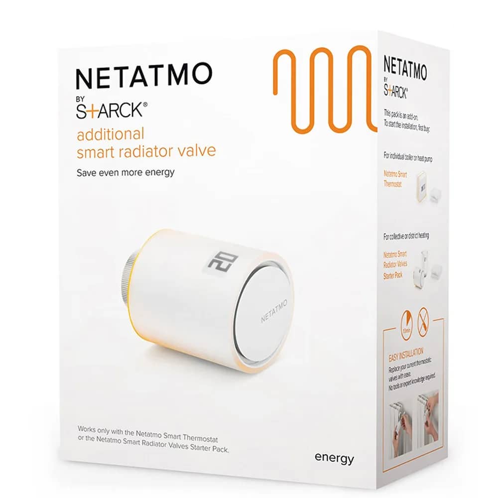 Netatmo Smart Radiator Valve Head – Wi-Fi, App Control, Scheduling, 4 Interchangeable Colours — image 6