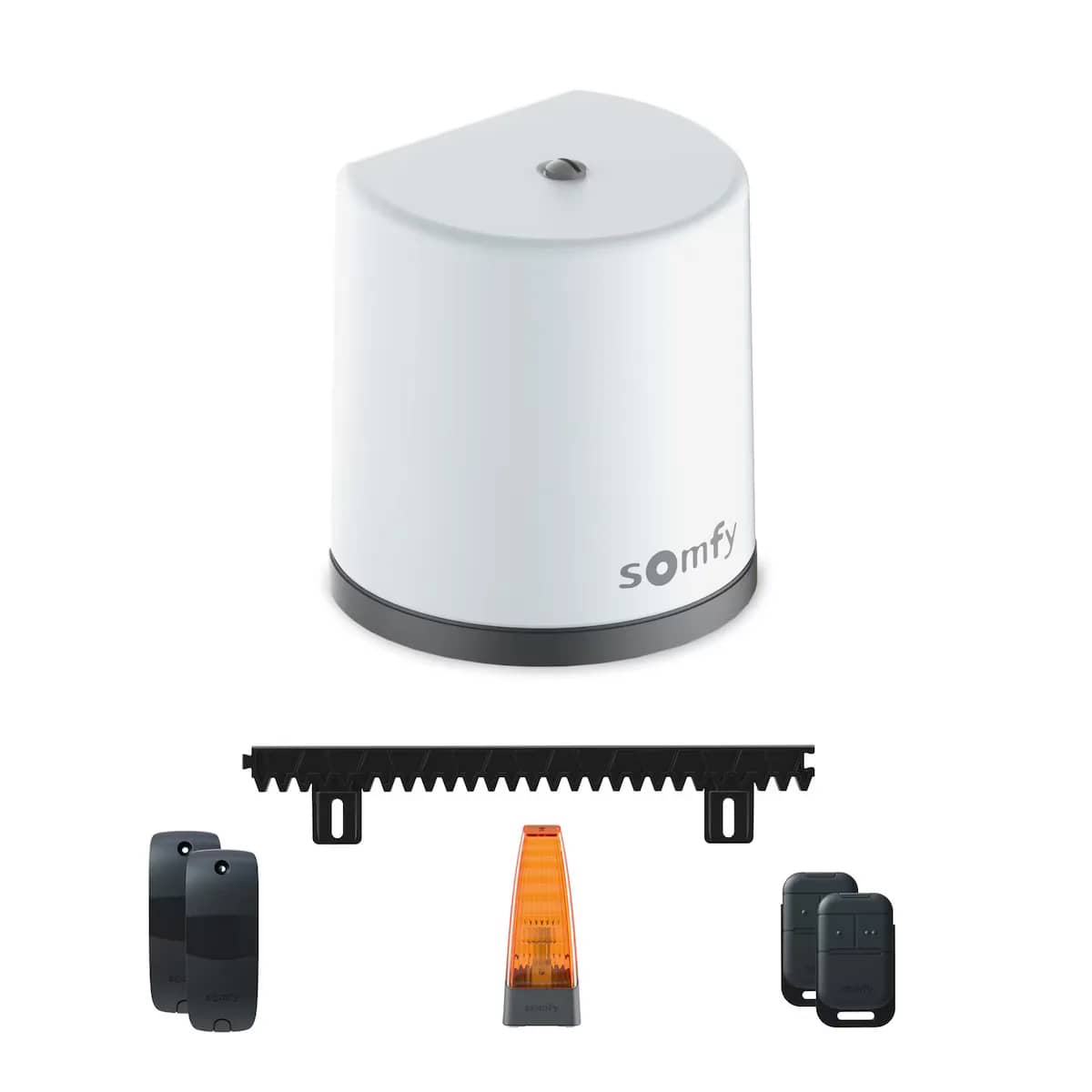 Somfy FreeVia Essential Sliding Gate Automation Kit – 2 Remote Controls, Automatic Opening / Closing