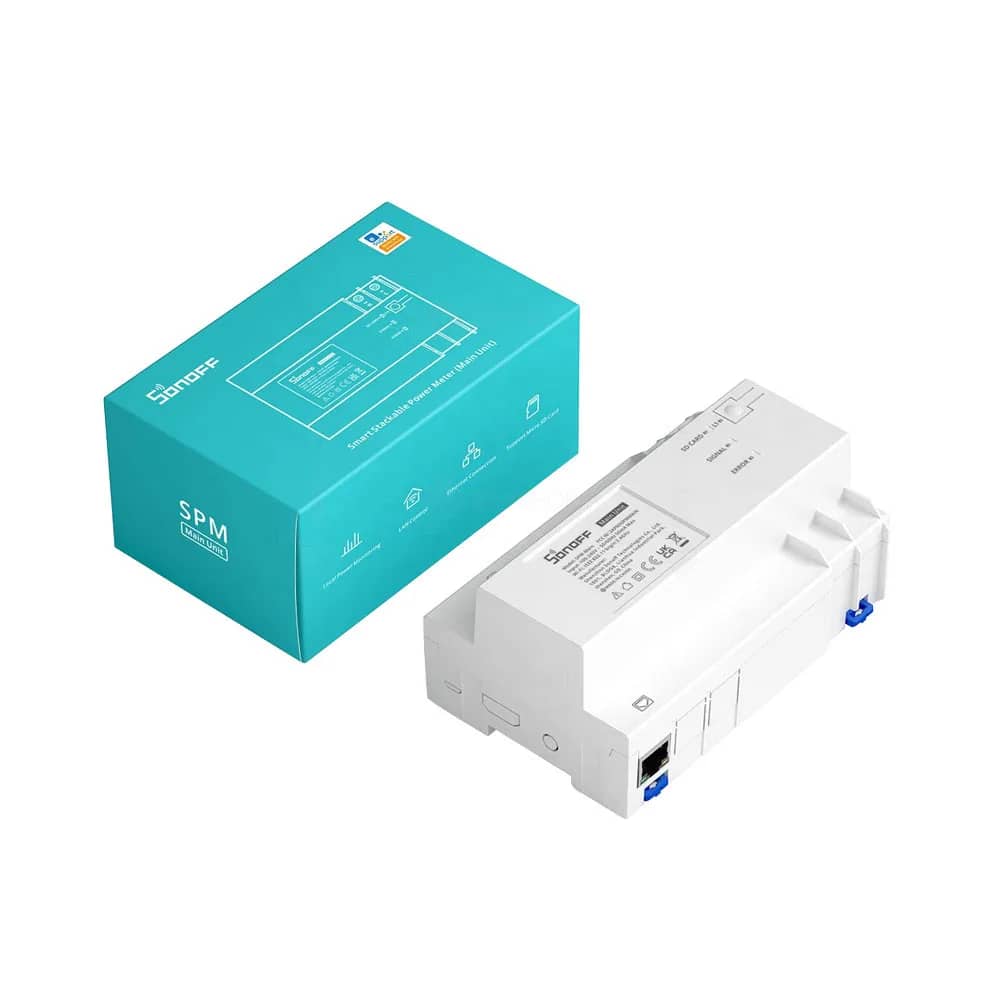 Sonoff SPM-Main Smart Relay Main Unit – ON/OFF, Power Metering, White