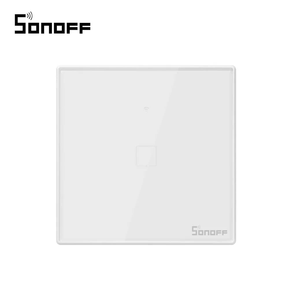 Sonoff T2EU1C 1 Gang Touch Light Switch – Wi-Fi + RF, Smartphone Control