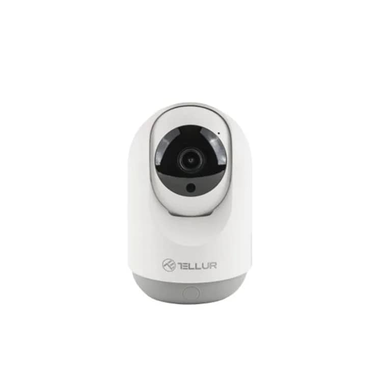 Tellur Smart Indoor Camera – 3MP, Ultra HD, Night Vision, PIR Sensor, PTZ