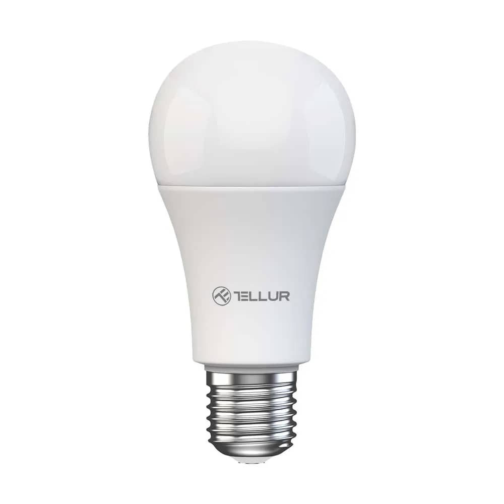 Tellur Wi-Fi Smart LED Bulb – Dimmable, E27, 9W, 820 lm