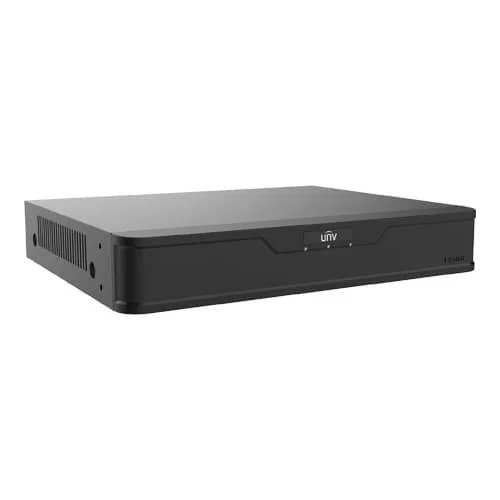 Uniview 4-Channel 4K NVR – Max. 12 MP, 1U, Ultra 265, HDMI & VGA Outputs (NVR301-04B-P4-IQ)