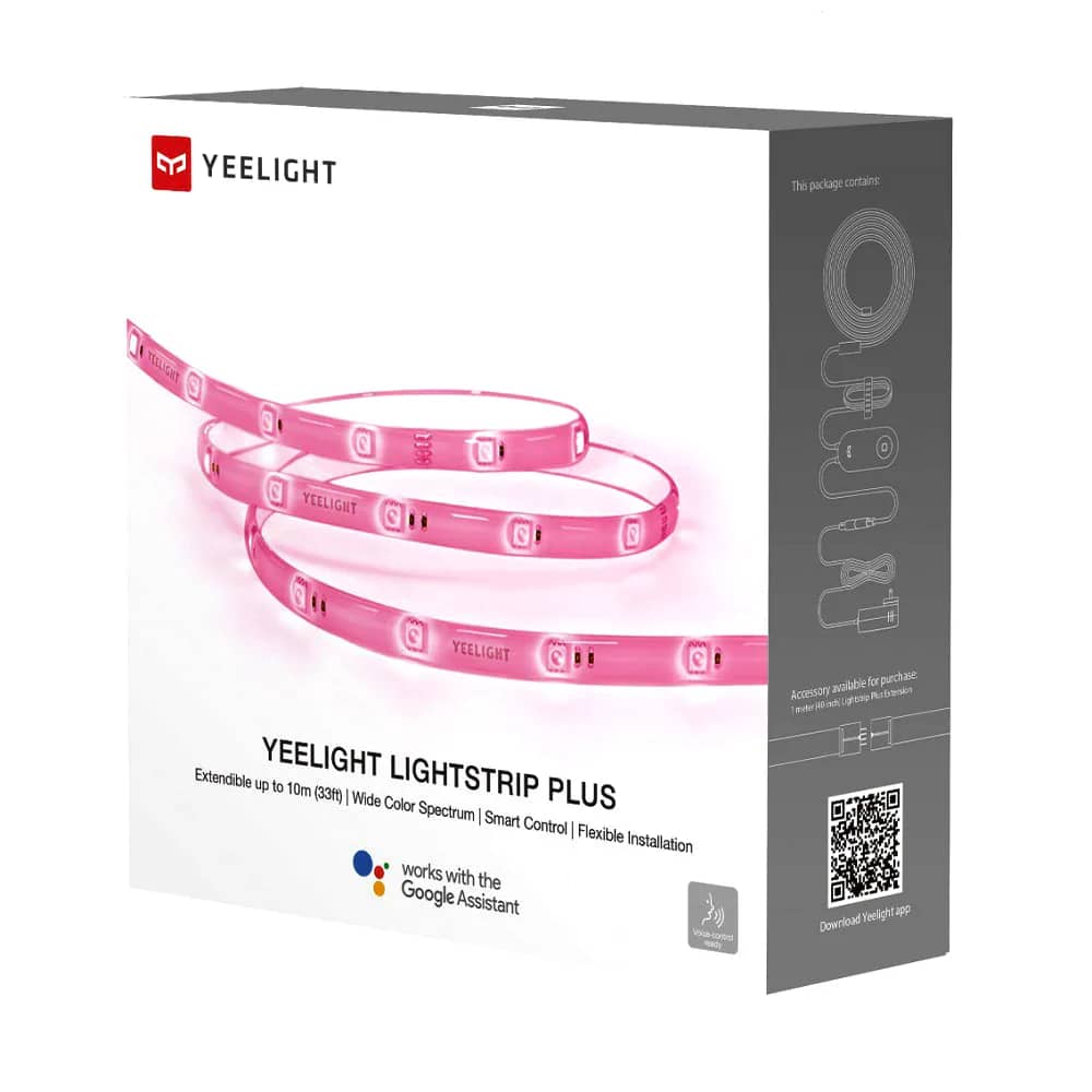 Yeelight Lightstrip Plus Smart LED Strip YLDD05YL – 2 m, 7.5W, Google Assistant Compatible – Key Features