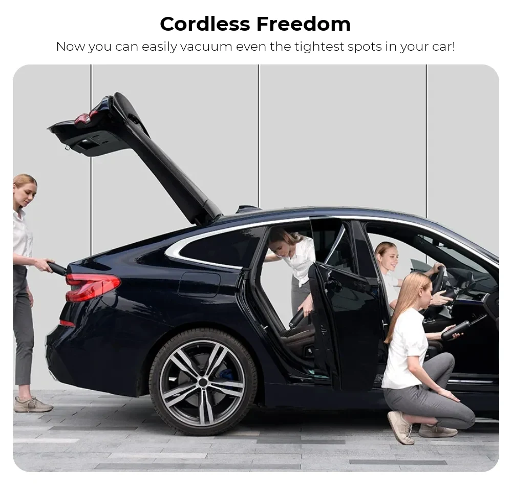 Baseus Capsule Mini A2 Cordless Car Vacuum Cleaner – 70 W, 20 Min Runtime, USB Type-C Charging – detail 2