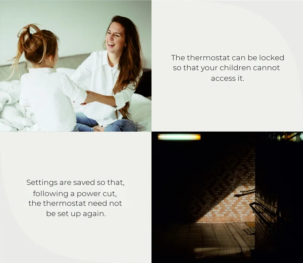 BeOk Wi-Fi Thermostat for Electric Underfloor Heating – TR9B-WIFI-EP – detail 1