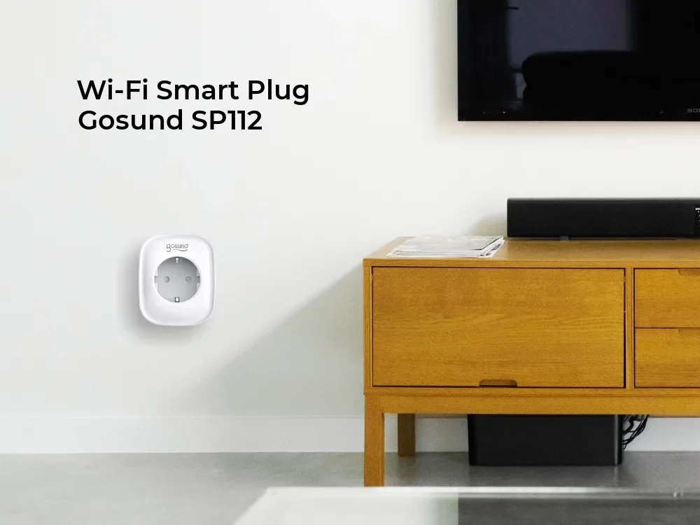 Gosund SP112 Smart Plug – Wi-Fi, 3600W, 2 x USB, App Control, Scheduling, Energy Monitoring – detail 1