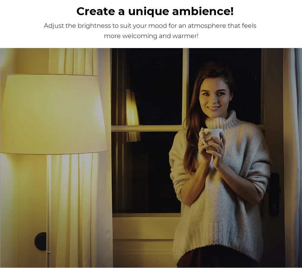 Homeflow B-5007 Smart Wireless LED Filament Bulb – E14, 4.5W (25W), 400lm, Dimmable, Warm White, Mobile App Control – detail 1