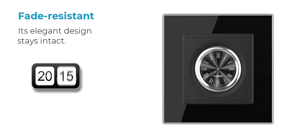 Livolo Decorative Mechanical Clock Module – detail 1
