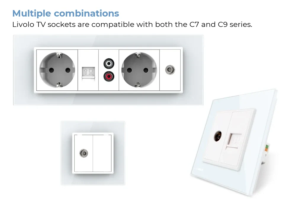 Livolo TV Socket Module – detail 1
