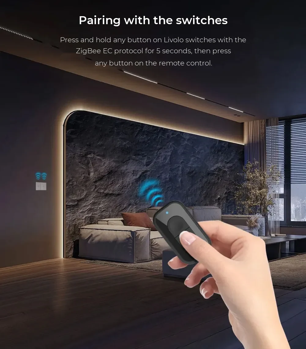 Livolo Zigbee EC Remote Control – VL-XR006 – detail 1