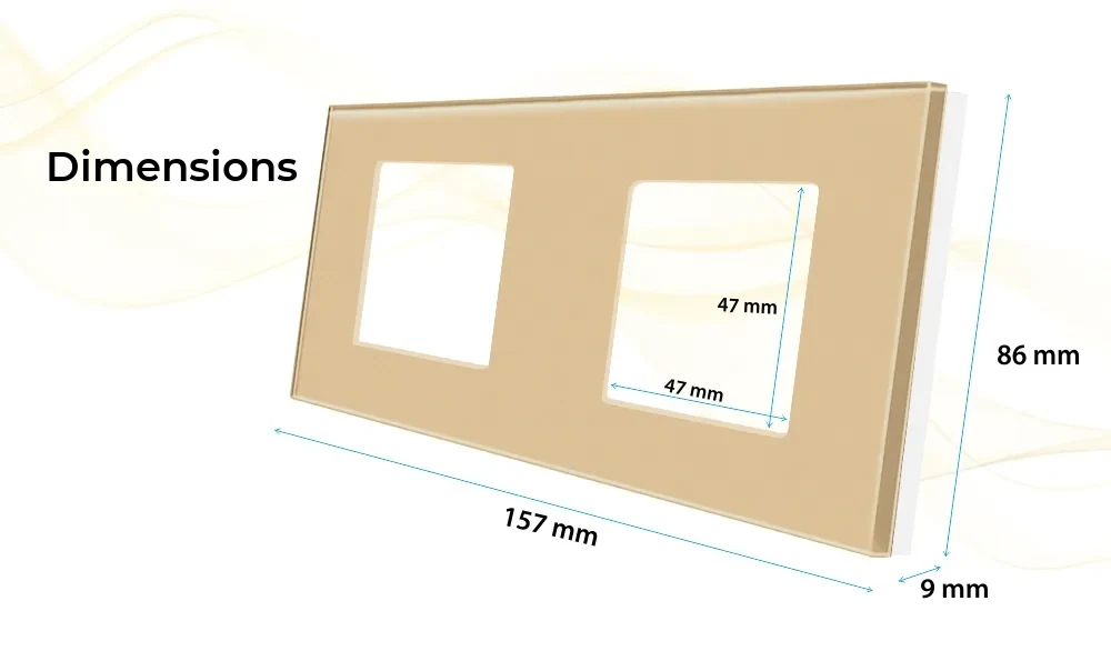 Luxion Double Glass Frame – Tempered Glass – detail 1