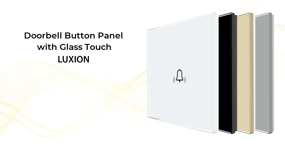 Luxion Glass Touch Doorbell Button Panel – detail 1