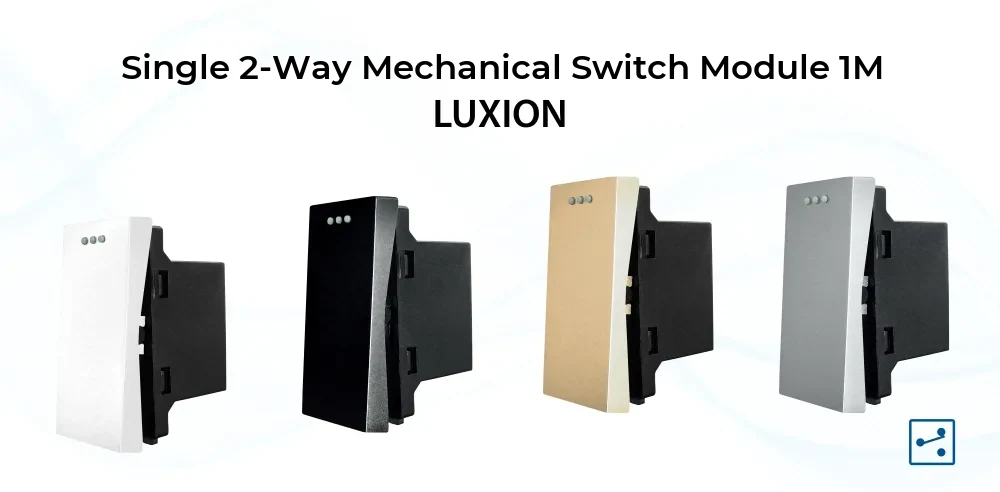 Luxion Mechanical 2-Way Light Switch Module – 1 Gang, 1M – detail 1
