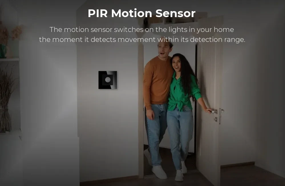 Luxion PIR Motion Sensor with Glass Frame – detail 1