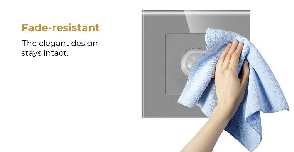 Luxion PIR Motion Sensor with Glass Frame – detail 3