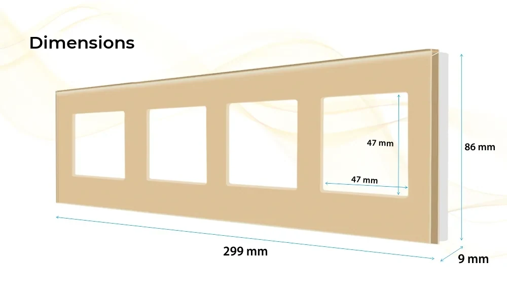 Luxion Quadruple Tempered Glass Frame – detail 2