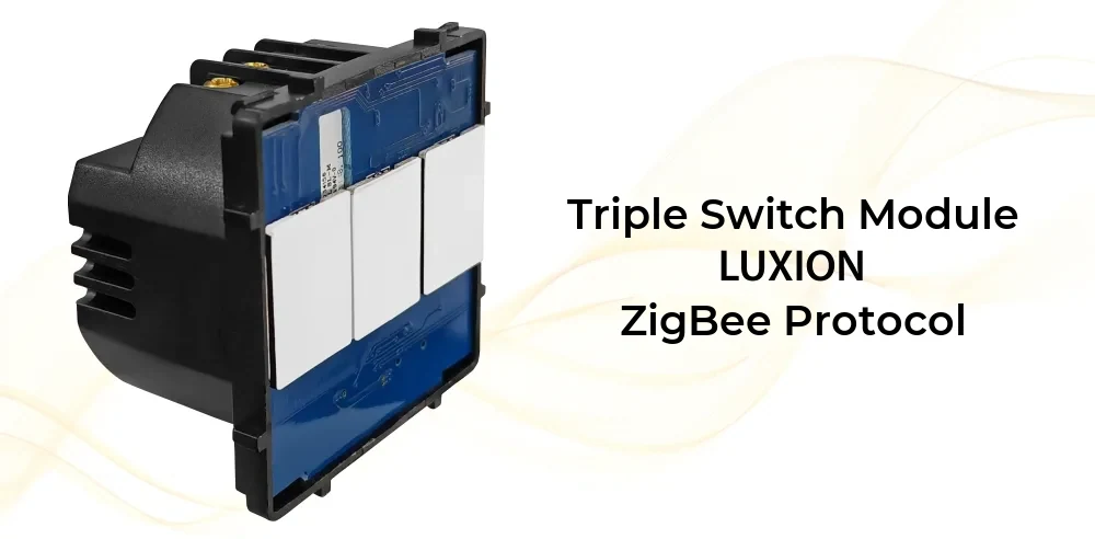 Luxion Zigbee Touch Light Switch Module – 3 Gang LX-ZT-301 – detail 1