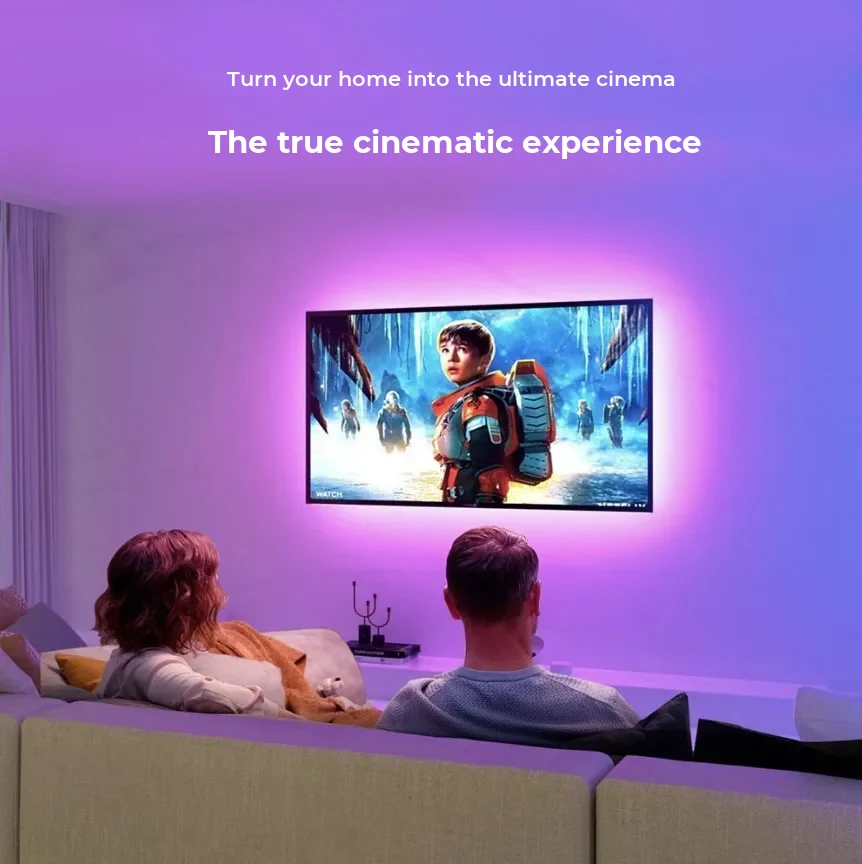 NiteBird SL3 Smart LED Strip Kit – Wi-Fi, 2 x 5 Metres, App Control, Music Sensor – detail 1