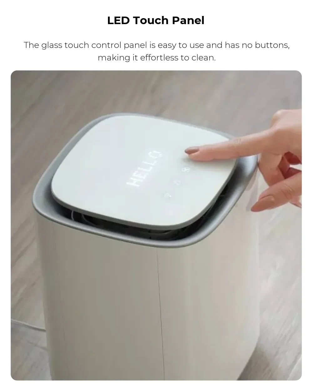 Petoneer AirMaster Smart Air Purifier – LED Touch Panel, Wireless, App Control – detail 1